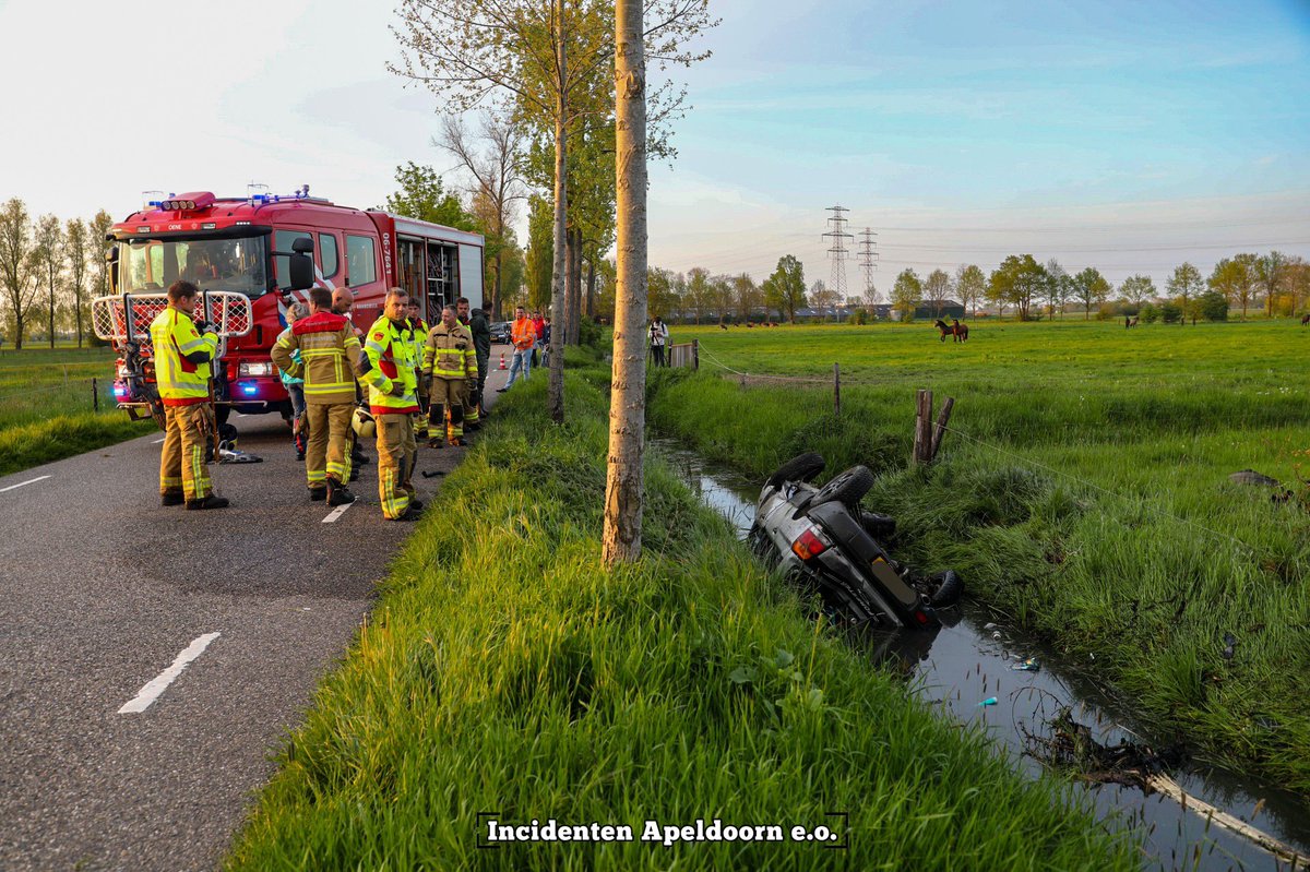 Melding hulpdiensten Middendijk Nijbroek