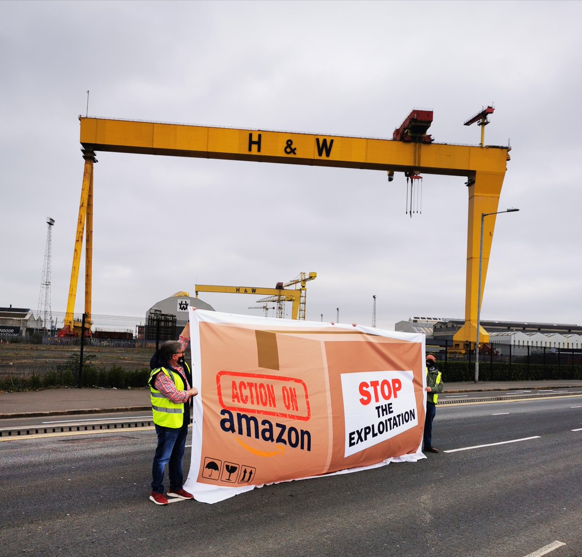 Action on Amazon NI tweet media