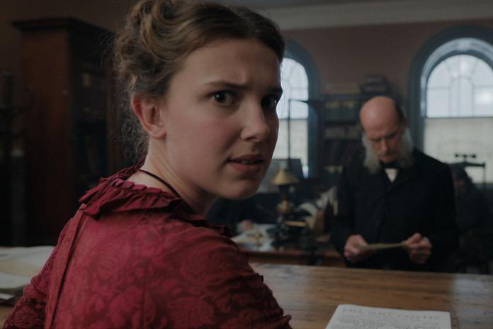 weeklycut's tweet image. #EnolaHolmes gets a sequel at #Netflix with Henry Cavill and Millie Bobby Brown returning! 🎬

#Film #EnolaHolmes2 #HenryCavill