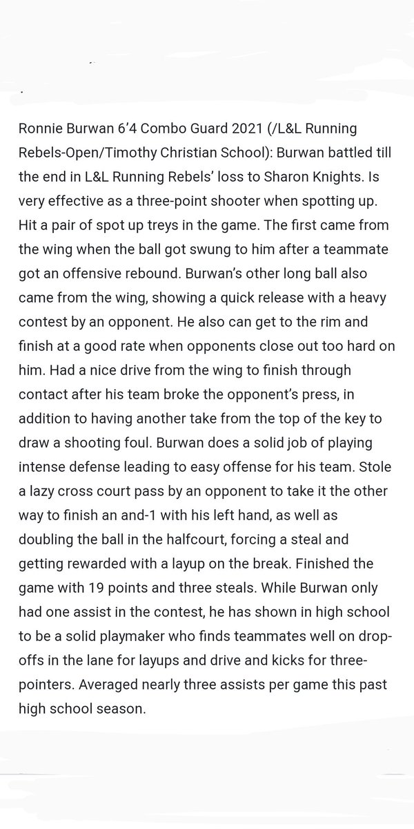 Combo Guard <a href="/BurwanJr/">Ronnie Burwan Jr.</a>  getting some nice ink from the Big Shots Philly Pride courtesy of Jared Exler &amp; Northeast Corridor Hoops. <a href="/CoachDadD1/">Mikah Johnson Sr</a> <a href="/F3SSports/">TheRegularGuy</a> <a href="/ESUMBB/">ESU Men's Basketball</a> <a href="/coachjgriff1/">coachjgriff</a> <a href="/GCULionsMBB/">Georgian Court MBB</a> @Lighthousefwc @TcsvbB <a href="/gmchoops/">GMC Hoops</a> <a href="/PrepHoops_NJ/">Prep Hoops New Jersey</a> @WellsMBB <a href="/JJCMBasketball/">John Jay Men’s Basketball</a> <a href="/MuhlenbergMBB/">Mules Basketball</a>