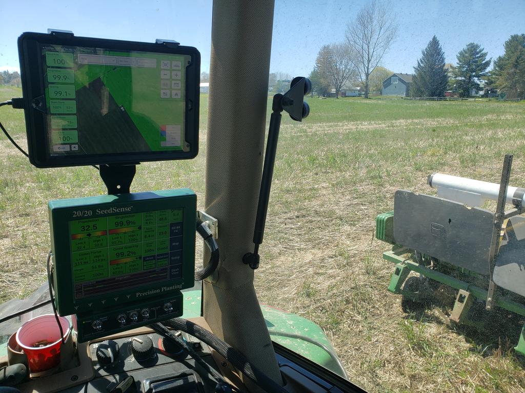 Sun, planting corn and blue jays game on the radio.  Doesn't get any better!  #plant21 #ontag