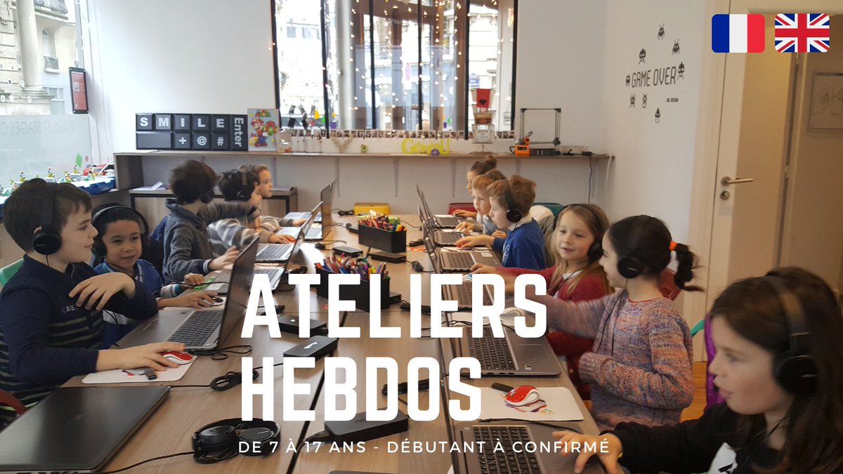 TechKidsAcademy's tweet photo. 🚀 Ouverture des inscriptions aux ateliers hebdos 2021-2022 : apprendre à coder des jeux video, découvrir la robotique et l'électronique et libérer ses talents créatifs de 7 à 17 ans : https://t.co/3iogTmdRys
#ateliers #coding #robotique #graphisme #STEAM #STEM #activitesenfants https://t.co/6QyQq7lXDR