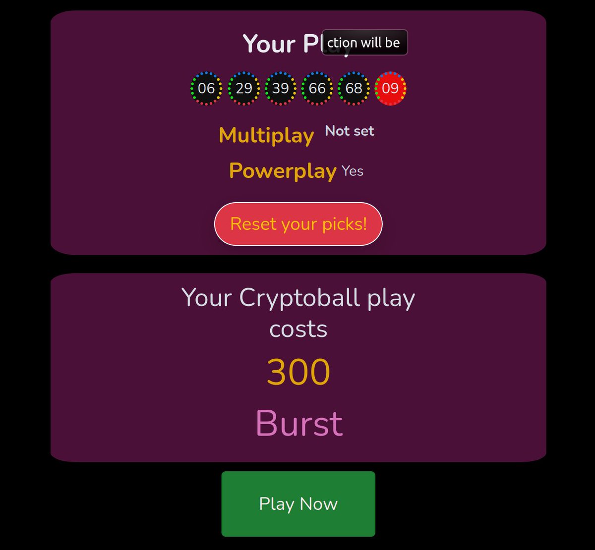 shefass's tweet image. Random numbers (only cryptoball selected by me). Wish my luck! cryptoball.org #Burstarmy @burstflash