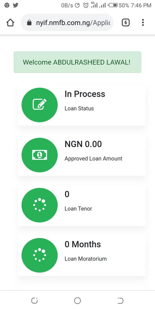 aarasheed11's tweet photo. @NYIF_ng (1)Email: aarasheed2007@gmail.com
(2) Name: Abdulrasheed lawal
(3) month: October 2020
(4) stage: awaiting for approval
(5) issue:no training invitation link yet https://t.co/yIl9fYTtL8