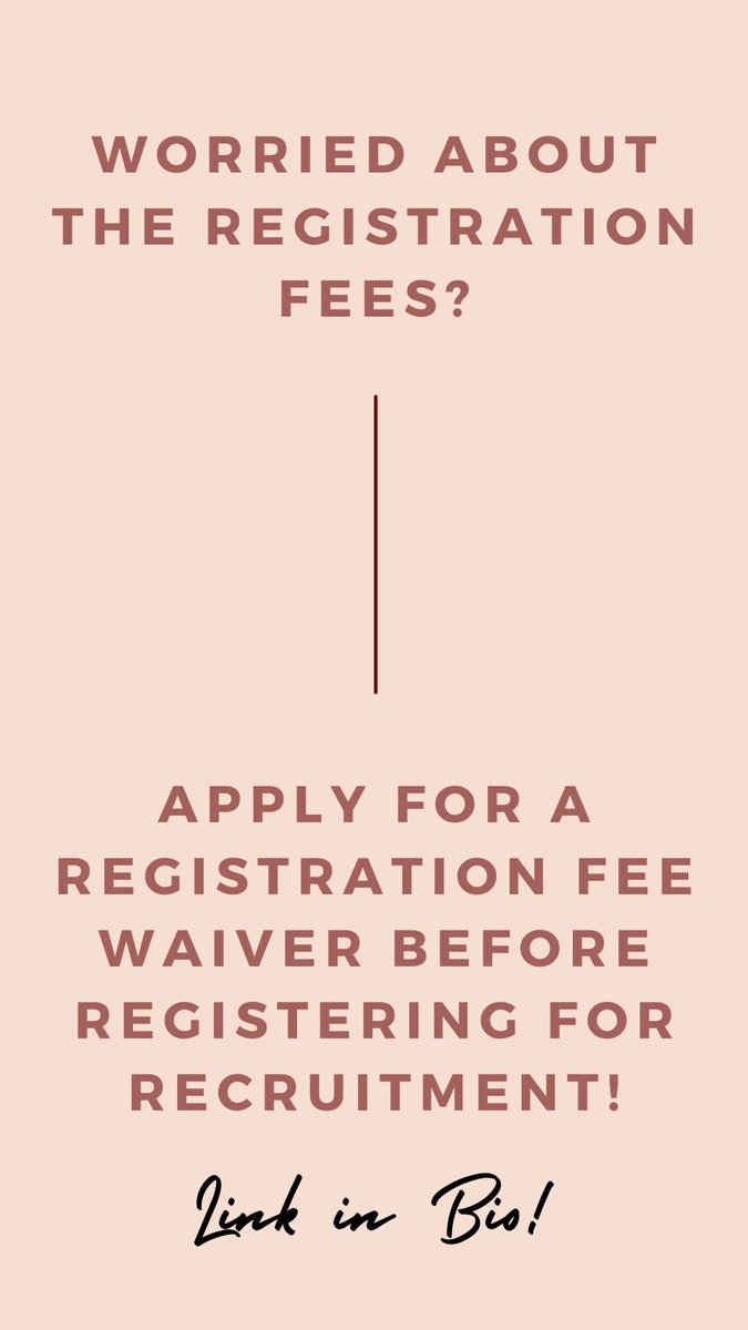 ⭐️REGISTER FOR FORMAL RECRUITMENT 2021 TODAY!⭐️