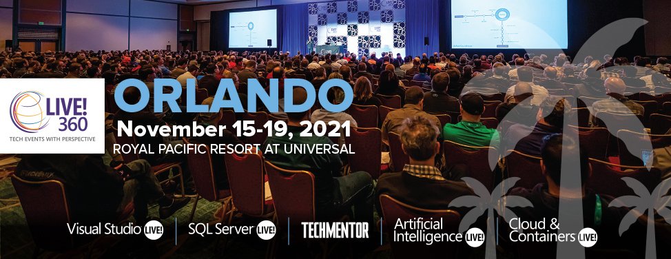 Live360events's tweet image. Calling all tech speakers, the CFP for Live! 360 2021 is open through May 24th. #devtraining, #developerconference, #ITtraining, #DBA, #Microsoft, #AI, and more. Submit your proposals today: bit.ly/3w0KkQr