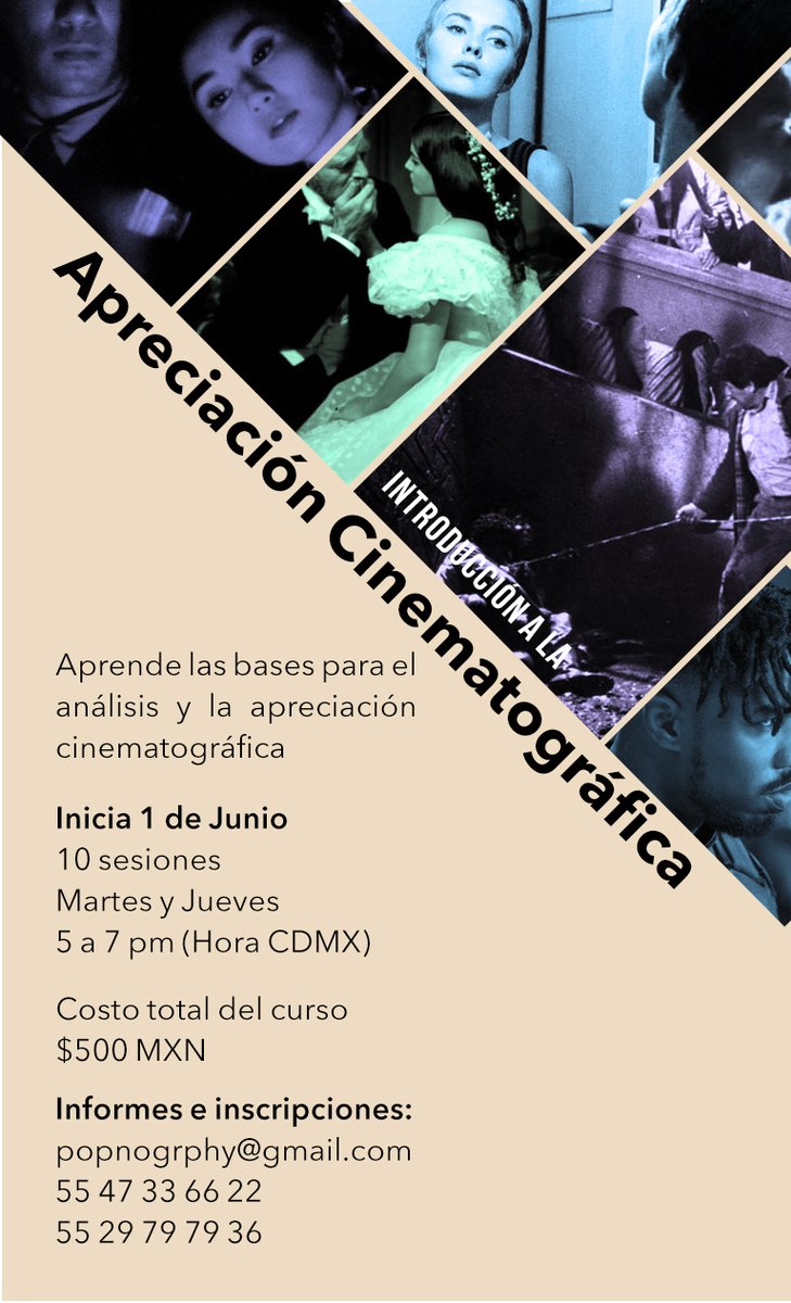 PopnographyP's tweet photo. Tenemos un nuevo curso en puerta

Aprende a analizar y contextualizar las películas con nosotros. https://t.co/opP1wJU2ak