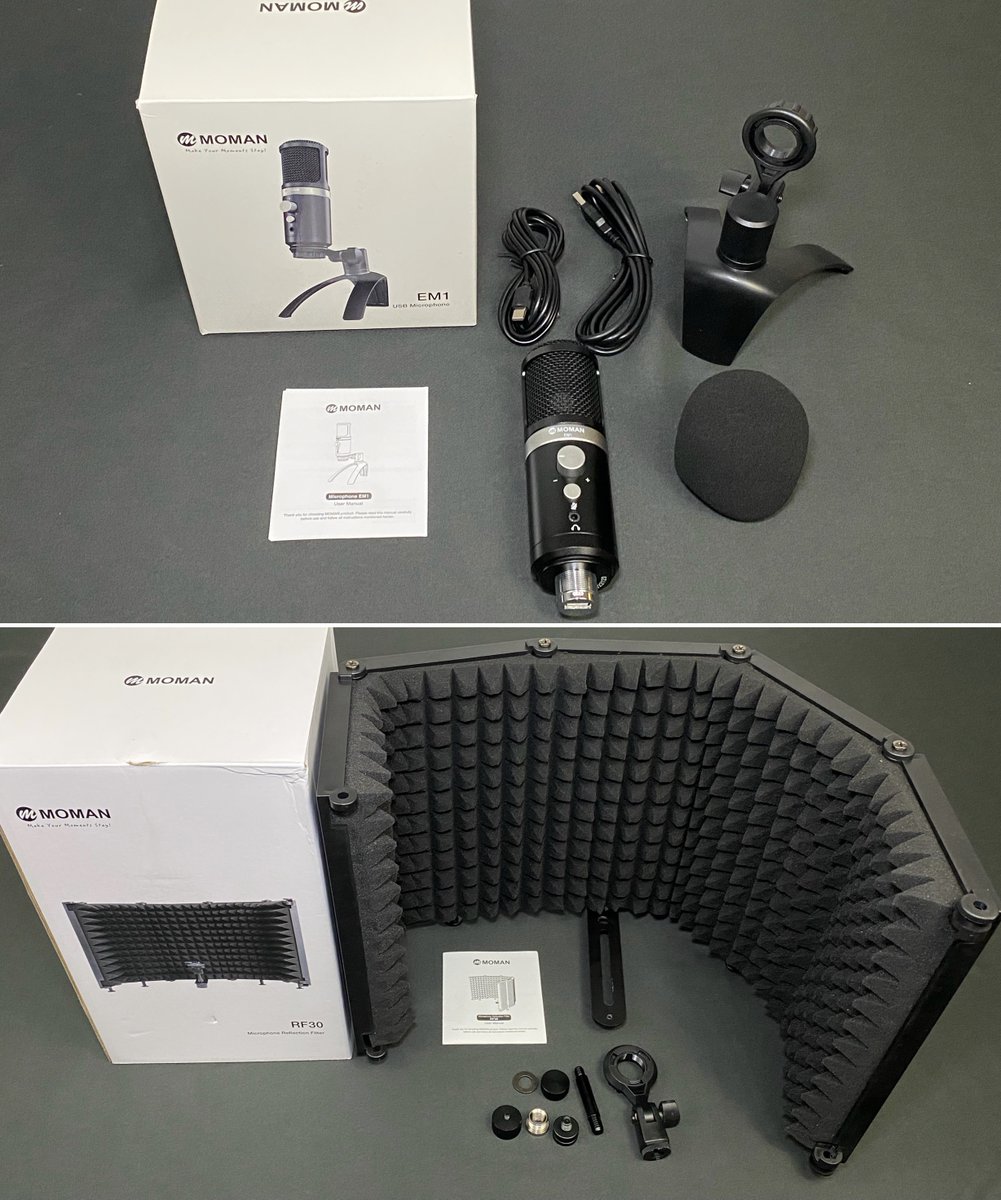 nrpena's tweet photo. More pics from @MomanGlobal #EM1 #USBMicrophone & #RF30 #ReflectionFilter #ProductReview from @HiTechchic. https://t.co/TdQh7AexUI