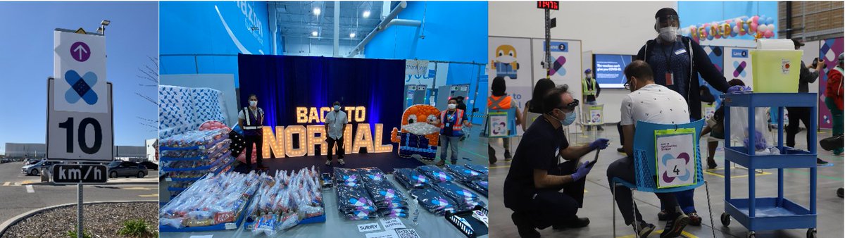 The Amazon employee vaccination clinic opened today and that’s great news as it helps to get our workforce vaccinated, our community safer and opened sooner! <a href="/amazonca/">Amazon Canada</a>