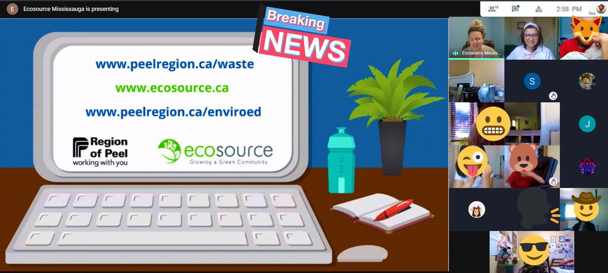 Shoutout to Adrienne our special waste reduction coordinator today from <a href="/EcosourceGreen/">Ecosource</a> for an amazing #WasteWarriors workshop! ♻️🌍💚The children were so engaged and we loved playing the sorting games with you! #Recycle #Reduce #Reuse 🗑🌎 💙<a href="/regionofpeel/">Peel Region</a>