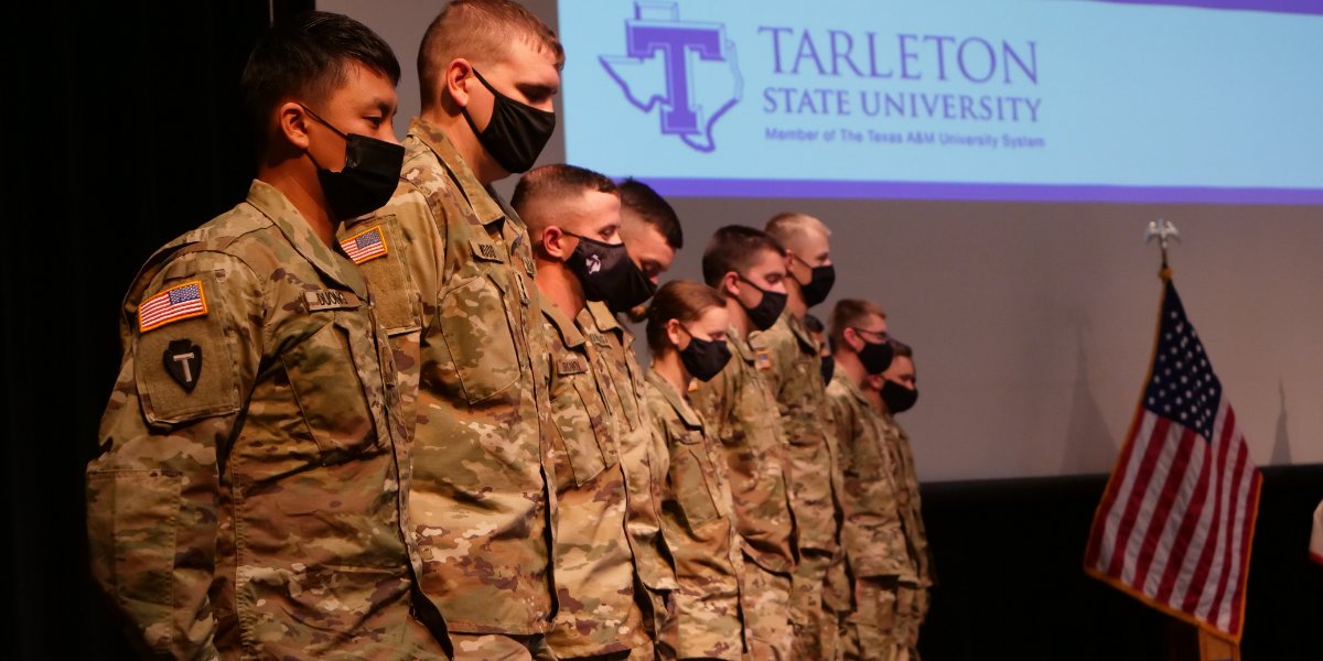 Congratulations to the 11 <a href="/TexanCorps/">Tarleton Texan Corps of Cadets</a> members who commissioned today as Second Lieutenants in the U.S. Army.
