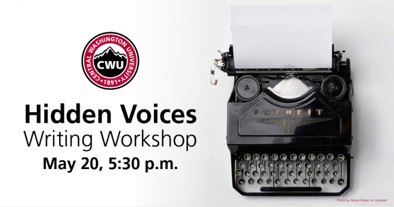 Join us May 20 @ 5:30 pm for the “Hidden Voices of Ellensburg” project!

The initiative invites CWU faculty &amp; staff of color, and Eburg community members of color, to share their accounts of what it’s like to work for CWU or live in Eburg. 

Preregister ▶️cwu.zoom.us/meeting/regist…