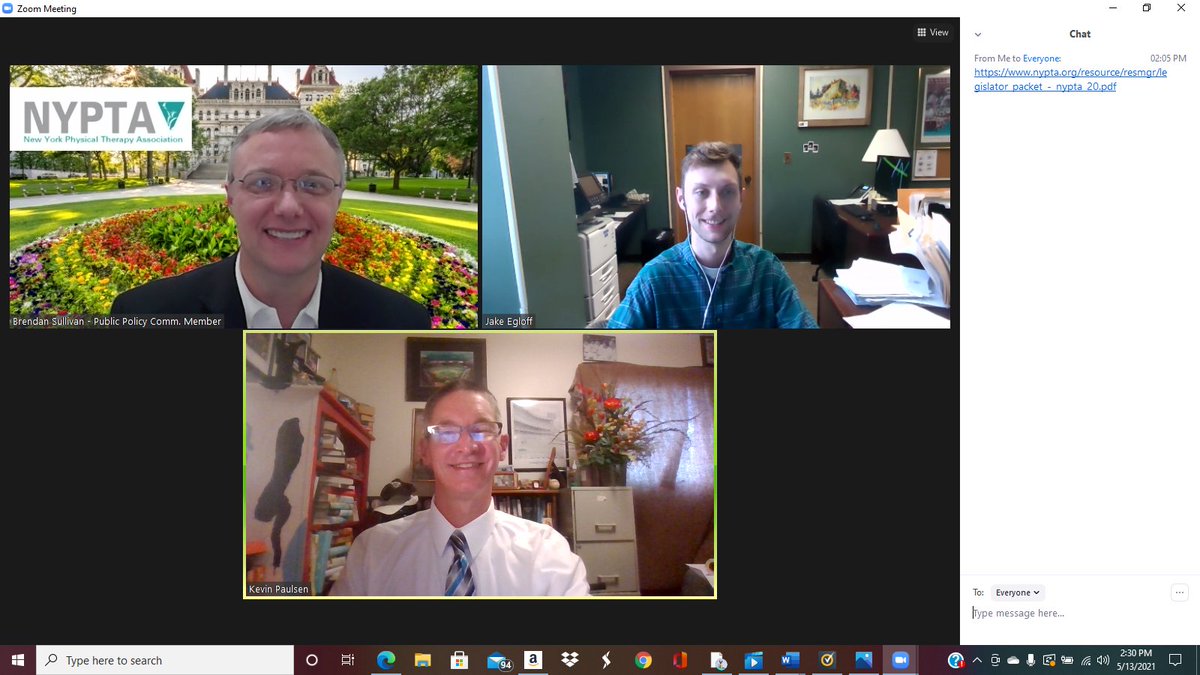SullPTCSCS's tweet image. A big thanks to @PFahy109 @jakegegloff @PatriciaFahy109 We enjoyed discussing all matters #physicaltherapy while representing @NYPTA in advocating for our profession and patients! 🙌