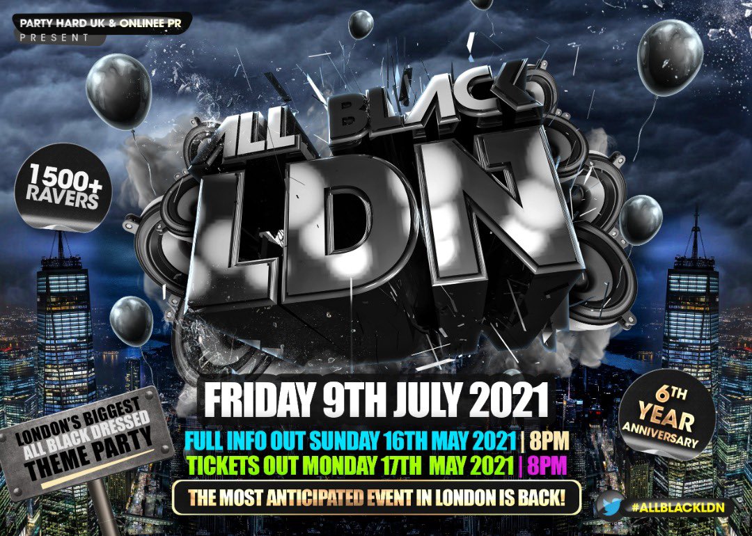 WE ARE BACK! ⚫️🎉
#AllBlackLDN