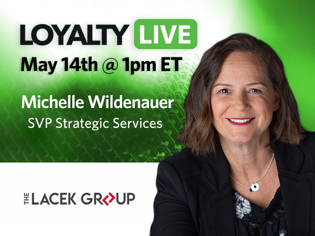 Which brands get loyalty and experience right? Find out during the latest episode of Loyalty Live, tomorrow, May 14. Michelle Wildenauer—SVP of Strategic Services -The Lacek Group, an Ogilvy Experience company—shares this plus advice to improve your #loyalty and #CX strategies..