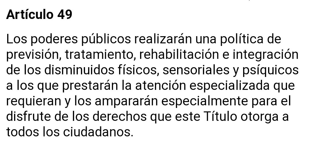 Aída Cordeiro (@aidacordeiro) on Twitter photo Clases de lengua urgente para "políticos, políticas, polítiques" <a href="/Yolanda_Diaz_/">Yolanda Díaz</a> <a href="/IreneMontero/">Irene Montero</a> <a href="/ionebelarra/">Ione Belarra</a>
A mí lo que me ofende es que me digais discapacitada. A ver si averiguais porqué. 👇 Clases de lengua urgente para "políticos, políticas, polítiques" <a href="/Yolanda_Diaz_/">Yolanda Díaz</a> <a href="/IreneMontero/">Irene Montero</a> <a href="/ionebelarra/">Ione Belarra</a>
A mí lo que me ofende es que me digais discapacitada. A ver si averiguais porqué. 👇