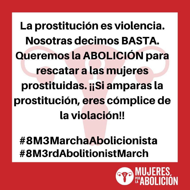 #AbolicionismoOnFire
No hay libre elección en la desigualdad, la pobreza y la violencia
#JuevesFeministas