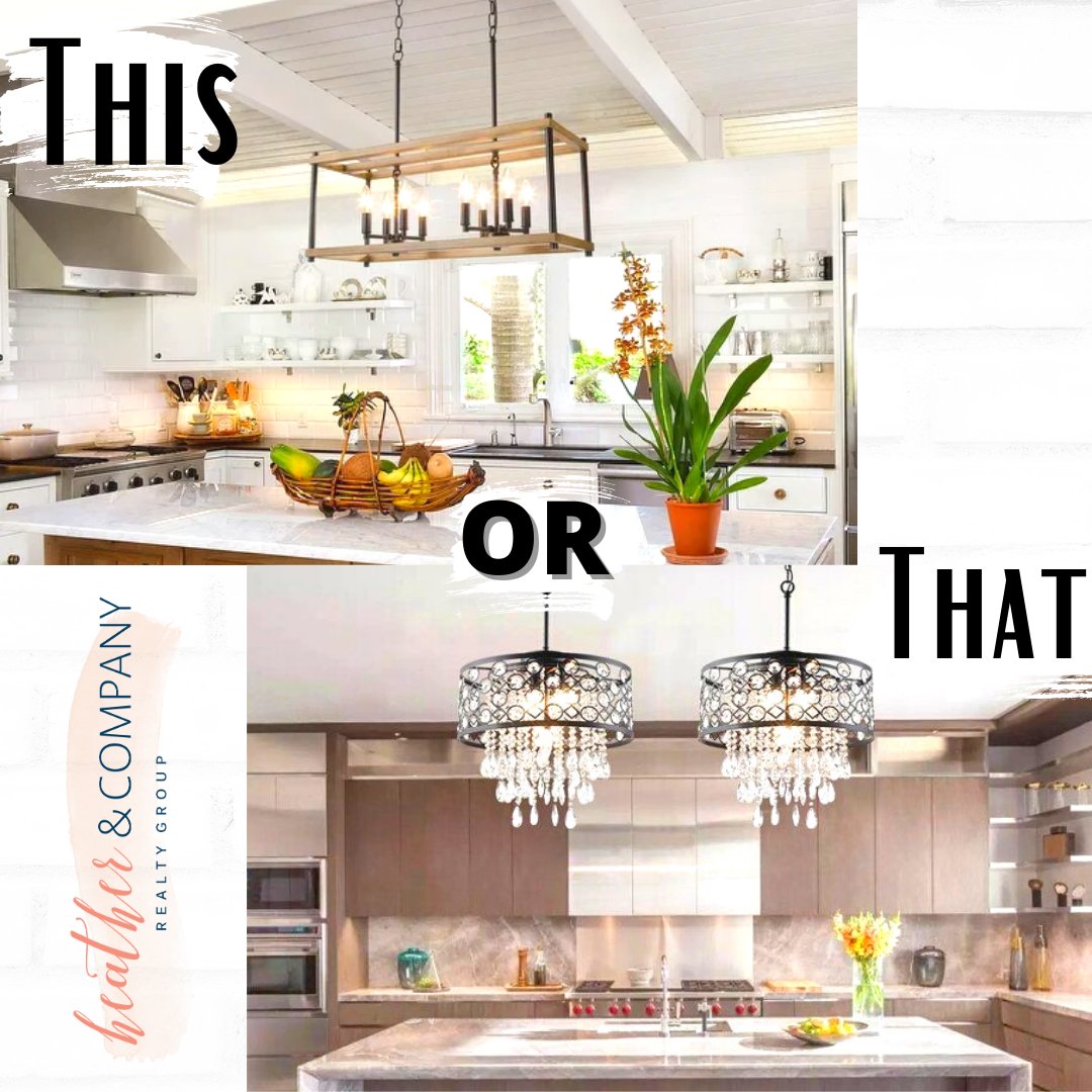 Would you prefer a Wooden Chandelier OR a Metal Chandelier? #ThisORThat 
-
#thursday #thursdaythisorthat #woodenchandelier #metalchandelier #housedecor #houseinspo #kitchen #goals #realestate #realestatelife #home #okc #heatherandcompanyrealtygroup #handco #oklahomacity