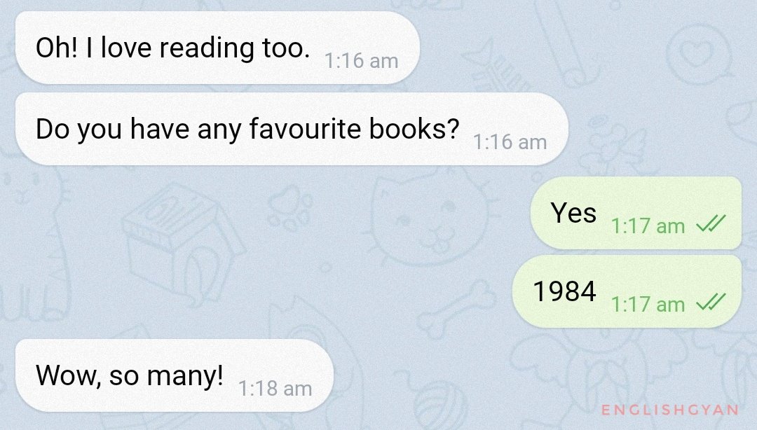 Who else has that many favourite books? 😝
