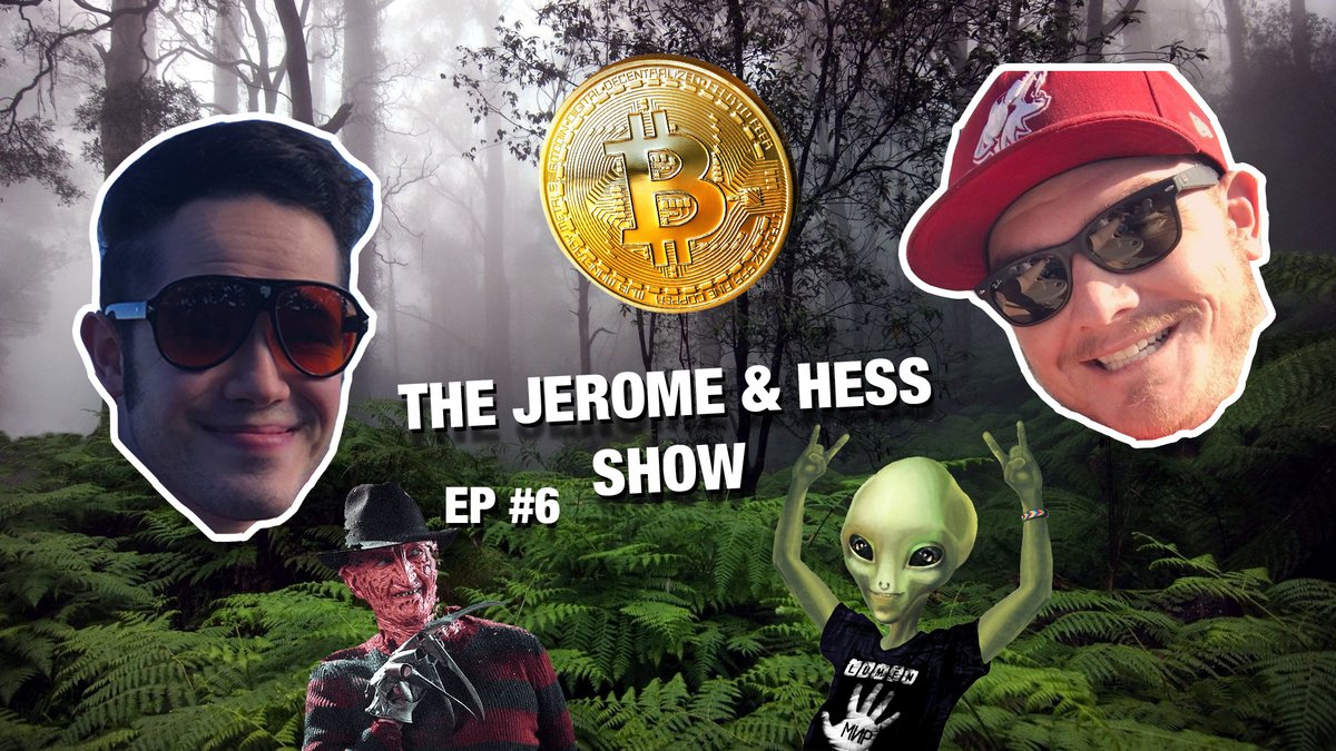 TheRealPleeka's tweet photo. Bitcoin Aliens Dreams | The Jerome & Hess Show Ep #6 #podcast #nightmares #highcast
Youtube - https://t.co/ttEfsy2qjF
Spotify - https://t.co/YOyZM2WWhO
Itunes - https://t.co/iE1arErg8G https://t.co/YBSlJeboPn