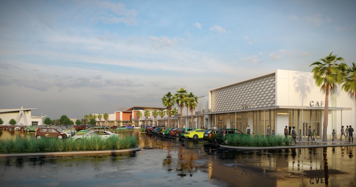 Zyscovich's tweet photo. Experience a new #retail destination at #CelebrationPointe, a #mixedusedevelopment for locals/residents to #shop, #dine, and gather in #CelebrationFL. Selected by developer @UnicorpUSA1, #ZYSCOVICH was responsible for the creation of the design aesthetic of the buildings. https://t.co/YAk5wKle66