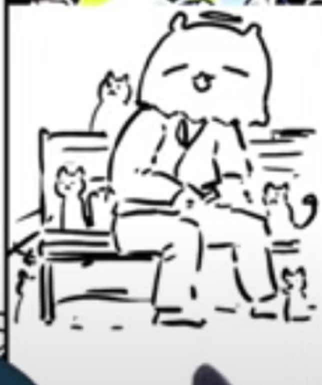 everyday i think about this ina tako doodle ,, he's so happy and not takobocchi 