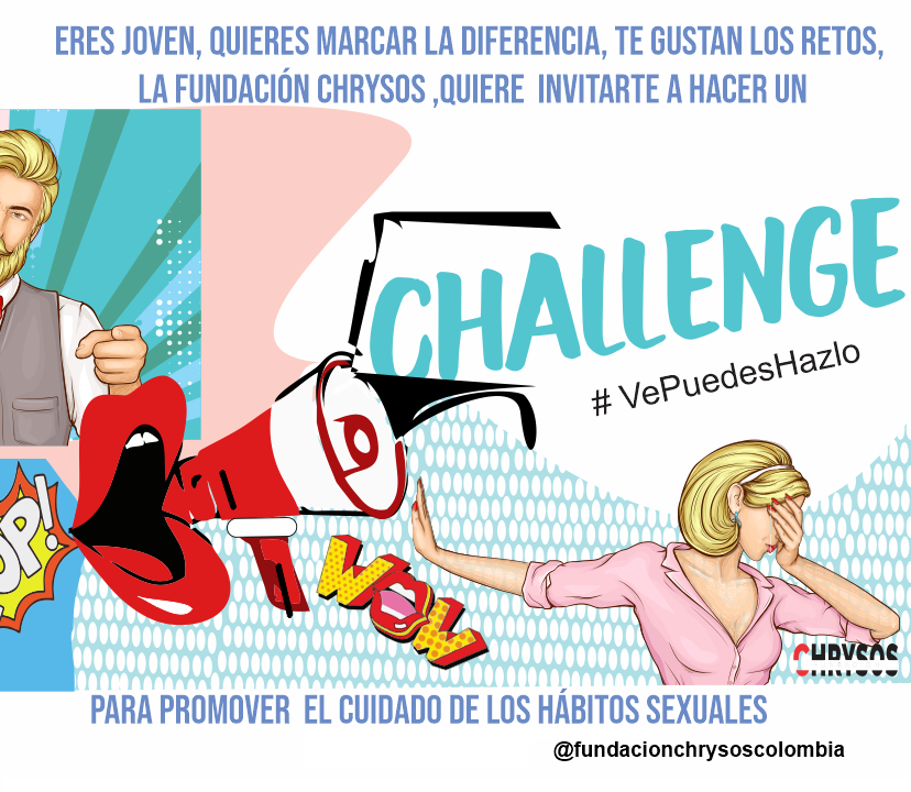 chrysosfundacio's tweet photo. Haz un video de 10 segundos Ve…e intenta ,Puedes decir la mayor cantidad de preguntas incomodas acerca de Sexo,Hazlo y formaras parte de los amantes de retos que promuerven la responsabilidad sexual. #VePuedesHazlo ,etiqueta @fundacionchrysoscolombia https://t.co/RYuLQmVeDI