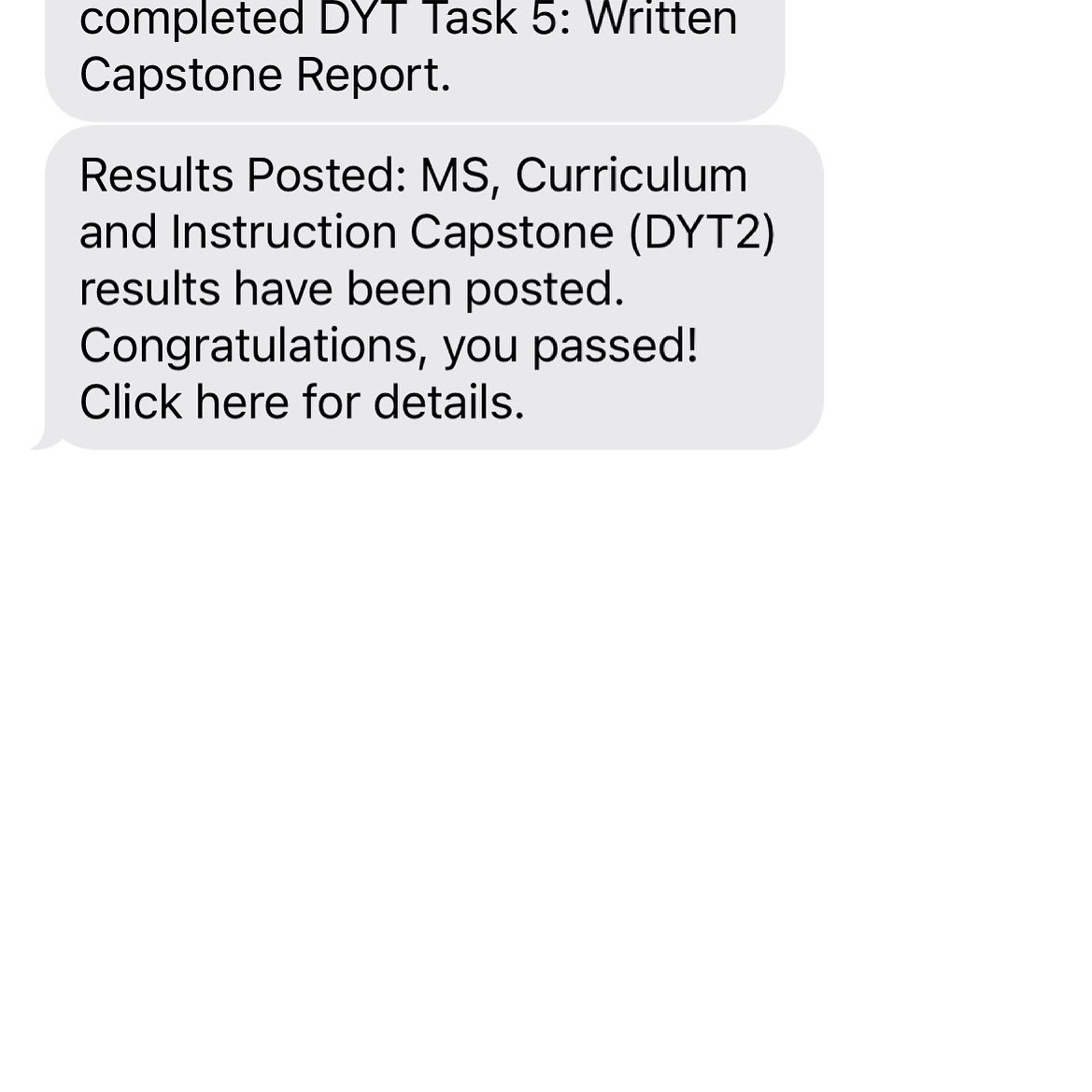 It’s official!!! I am done with my Masters Degree ❤️