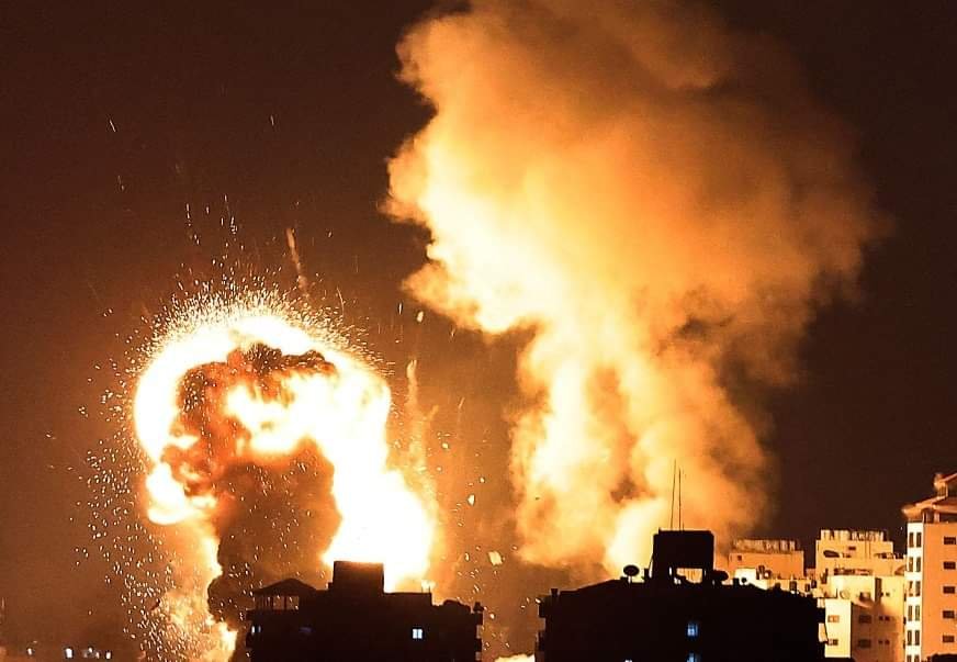 Mohammad1Sharuk's tweet photo. #Gaza is rocked with heavy air strikes and ground invasion by #Israeli forces. The whole world has turned deaf and blind.

#Palestinian #Palastine #PalestineBleeding #IsraeliTerrorism #IsraelTerrorist https://t.co/l8vJ4qNBAE