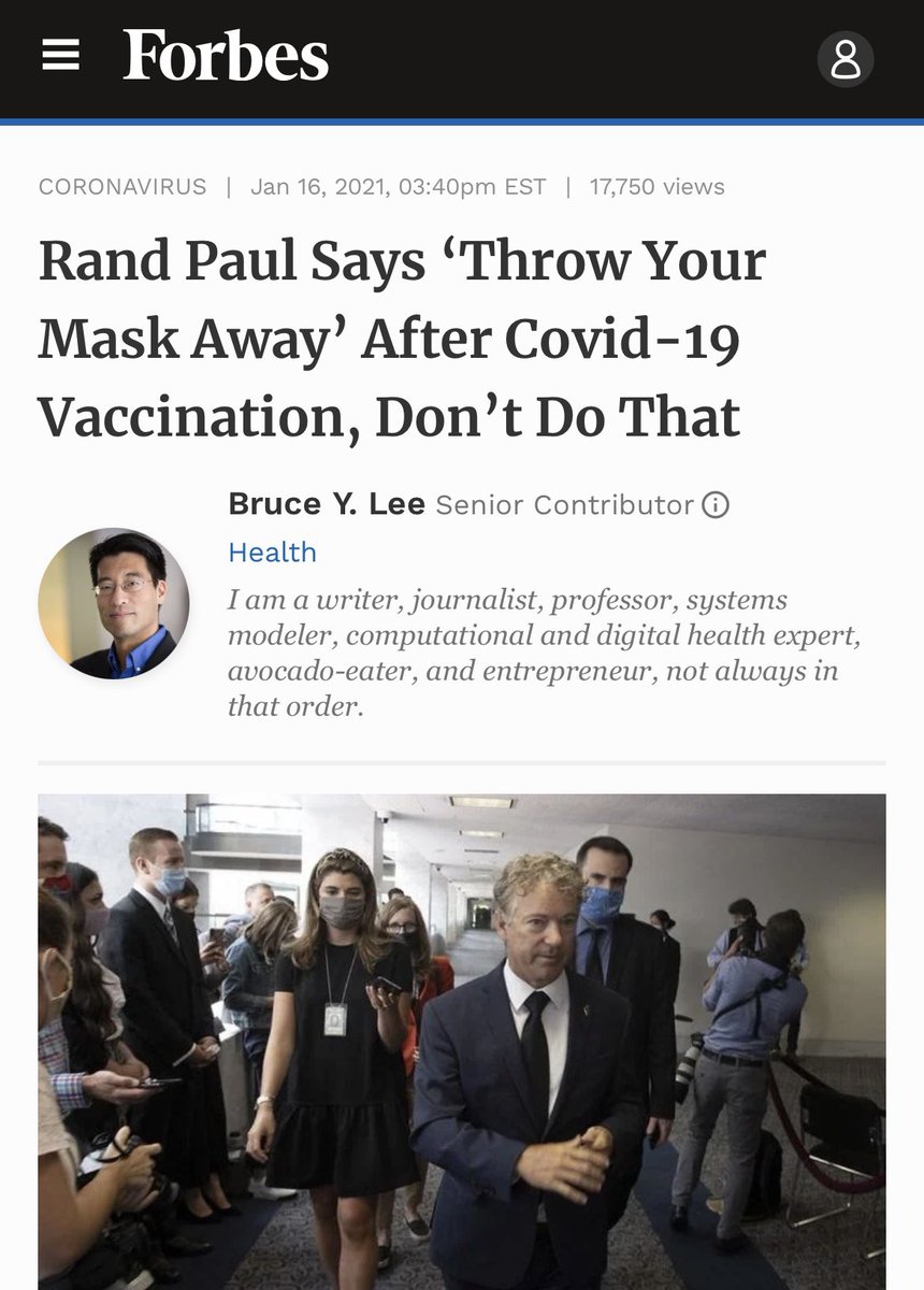 aginnt's tweet image. So @RandPaul was right...