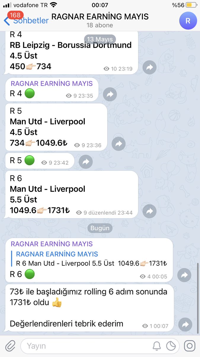 EarningV1's tweet image. Bayrama Vip özeti ile başlıyoruz.
@underwonn ile ortak kanalımız da 73 ₺ itina ile 1731 tl oluyor
100/100 faizler
Rolling ve daha fazlası ile günlük kar min 350 TL aylık 10k
Katbetmeyi bırakıp aramıza katılabilirsiniz @underwonn ve bana dm atmanız yeterli ✅