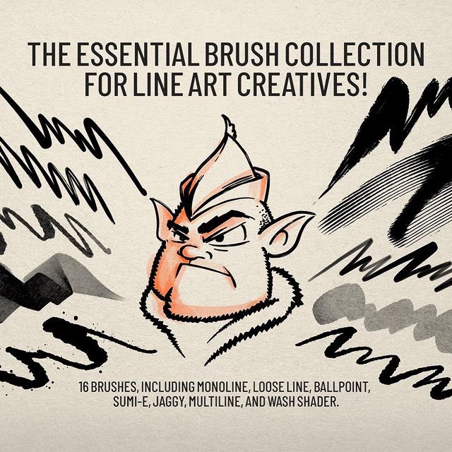 ArtyStack's tweet image. ArtyStack brings to you the Line Art Brush Set Bundle for Procreate so yo can create beautiful, clean, yet expressive smooth lines ✨😃✍🏼❤️
#procreatebrushes #artystack #lineartprocreate