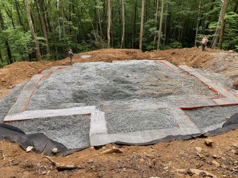 SchauenburgFlex's tweet photo. Speed up your foundation! As a stay in place formwork, once you've poured the footer, you're done! No removal or handling costs. Check out Novoform™ on this beautiful project in East TN: https://t.co/3Vsu6rc0mZ