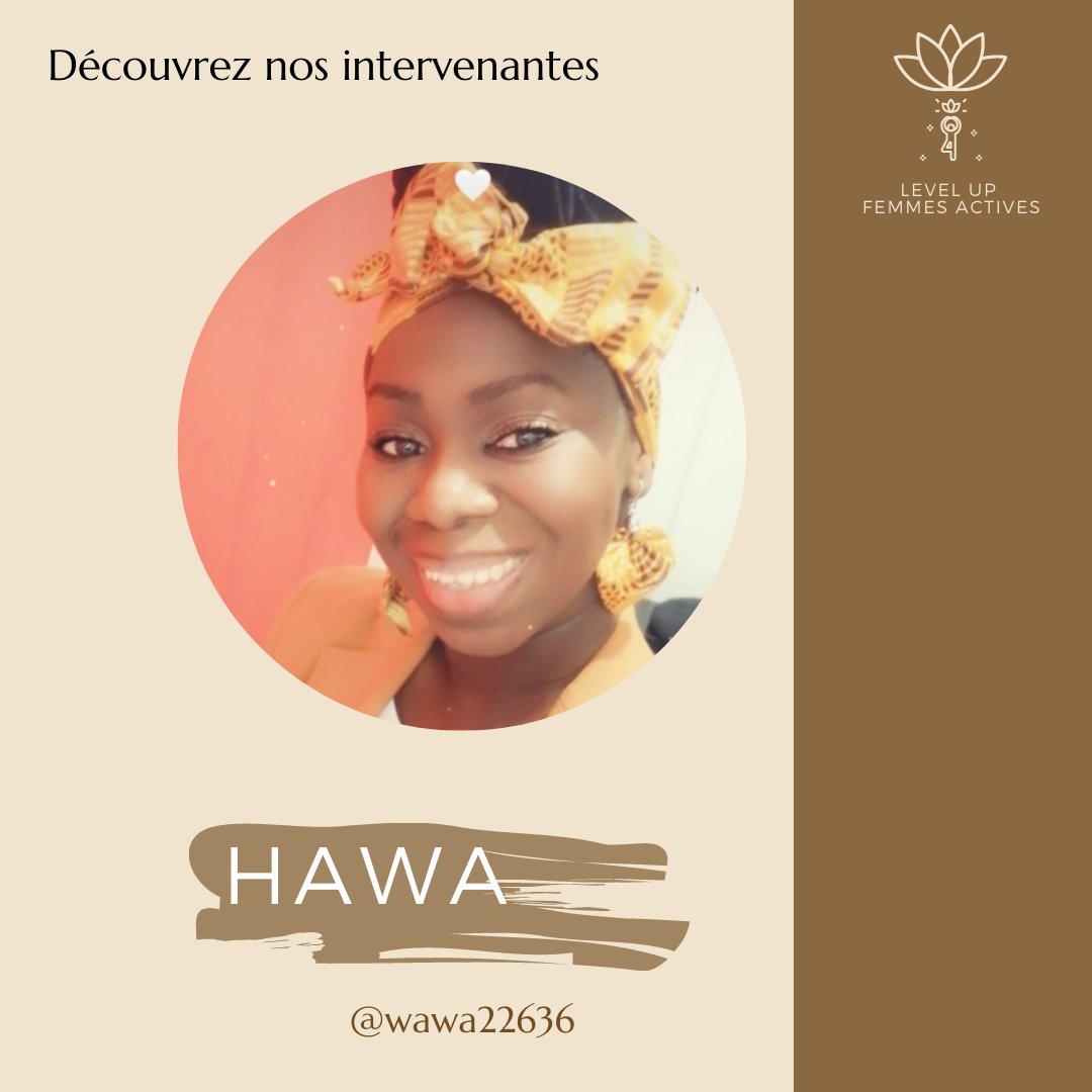 Levelupfemmes's tweet photo. ✨ Hawa, #instructrice #sportive ✨
#Happy fits est une #association de #danse #Fitness et événementiel basée sur #Évry-Courcouronnes. 
Hawa vous fait part de son #Energie  pour vous #réveiller et pour préparer votre corps à bouger !
clique ici : https://t.co/5MnSExfLGm https://t.co/VyMr7XLMLq