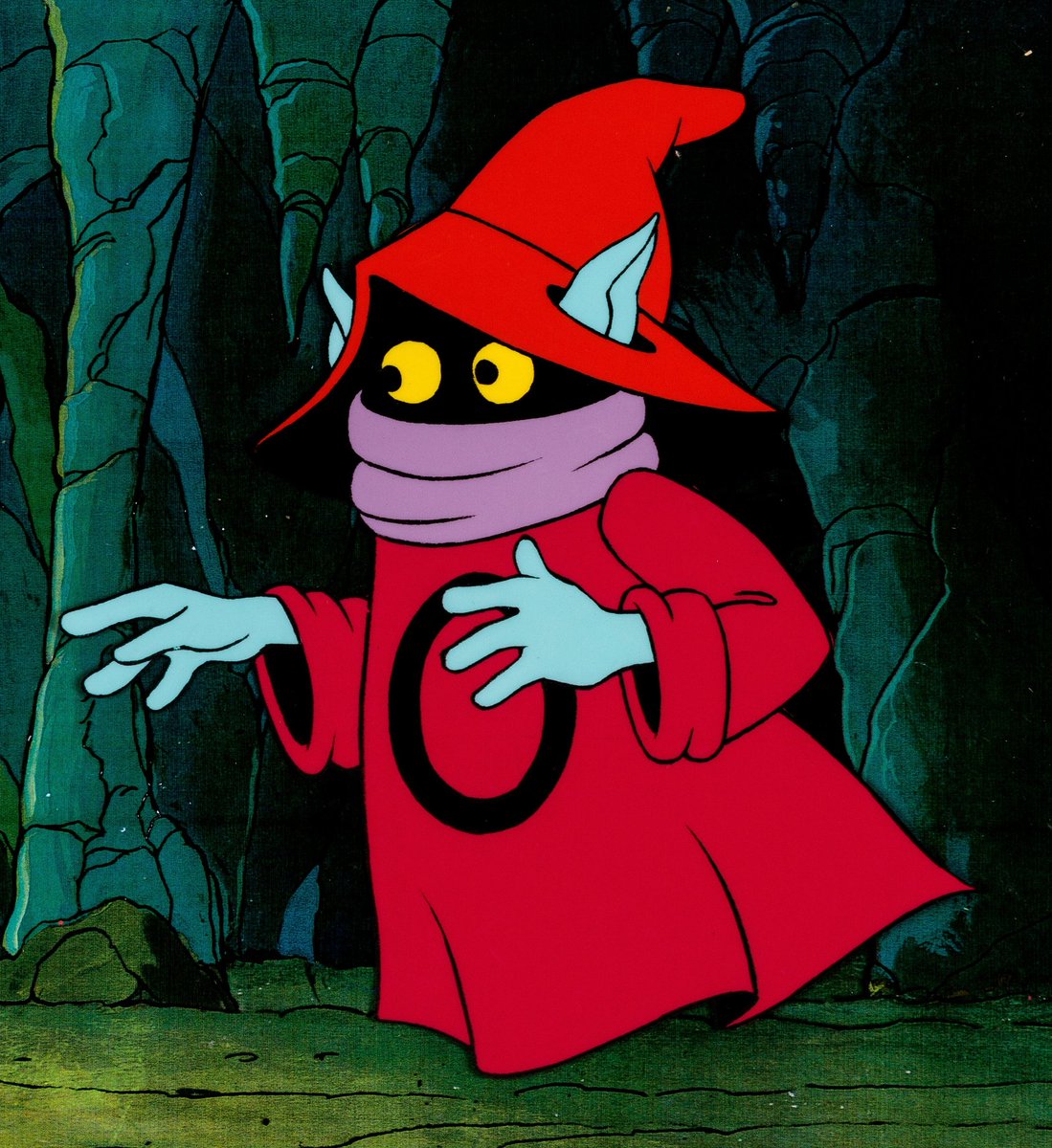 A screenshot of Orko from the original He-Man. 