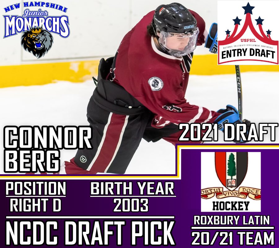 NH_JrMonarchs's tweet photo. These 3 make our 11 draft picks in this years 2021 NCDC Entry Draft! 

Welcome to the organization, boys! https://t.co/rBmgELRp6k