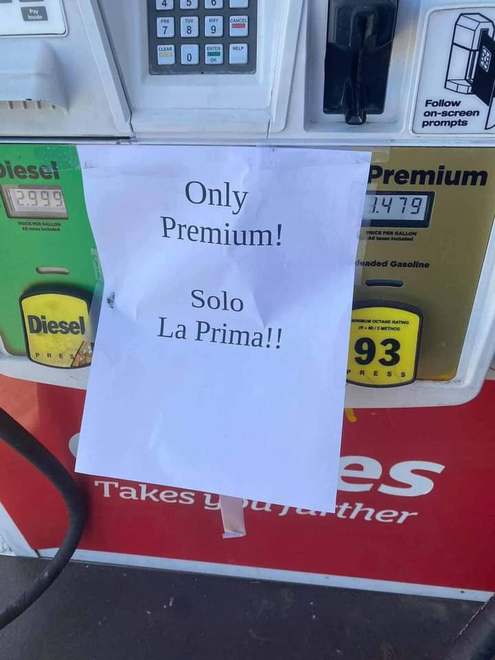 Language assistance tools are amazing! However, they must be used with extreme caution⚠️ to avoid conveying the wrong message. 
The sign below reads: "only the female cousin" or "only the downpayment" depending of the context and/or the region. #MrMartinezSaidit