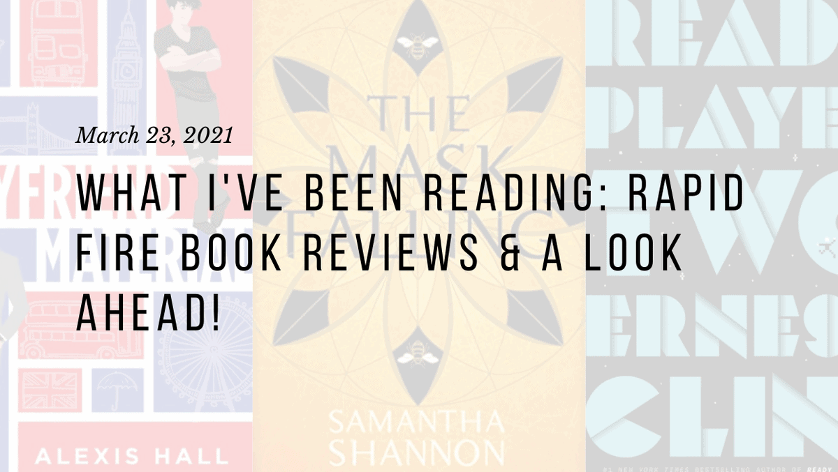 ICYMI: What I've Been Reading: Rapid Fire Book Reviews & A Look Ahead https://t.co/Sro0t2ekQv https://t.co/09NkzV3Ufl