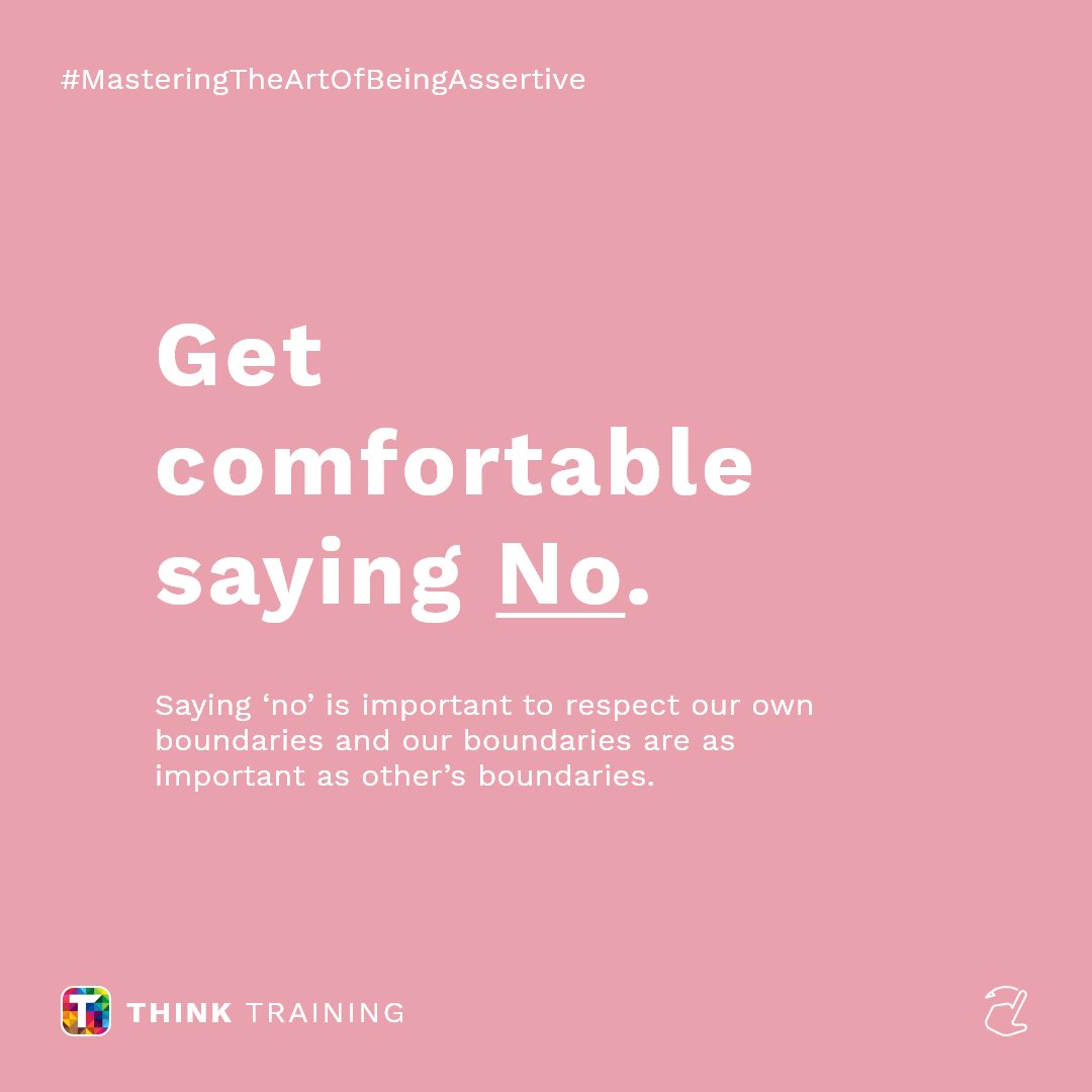 Think_Executive's tweet image. 👋 Any introverts here? Being a “quiet one” can make it difficult and uncomfortable to be assertive, here are some tips for being more assertive as an introvert.

#Assertiveness #ThinkTraining #MasteringTheArtOfBeingAssertive #CourseOfTheMonth