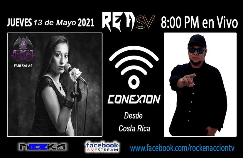 Hoy a las 8:00 pm tendremos entrevista desde El Salvador.  Lady Amethyst se conectará con el programa Rock en Acción para conversar diversos temas, podremos verlo a esa hora en el siguiente enlace:  facebook.com/rockenacciontv/

amethystzone.com/entrevista-par…