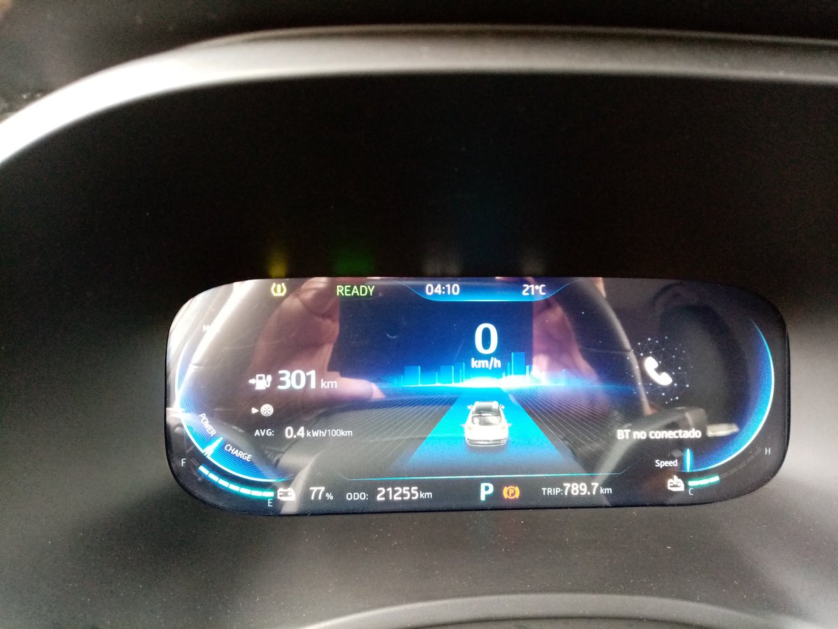 royalvolante's tweet photo. JAC ESEI4 eléctrica
De 400 Km de autonomía bajó a 362 Km, luego a 301 Km, tercer día.
Cargaremos en JAC Lomas Verdes el lunes.
Frenos regenerativos cumplen bien su función.

@JACMotorsMX #JAC #ESEI4 #Electricos @GrupoZapataMX https://t.co/8hg6vL6gXd