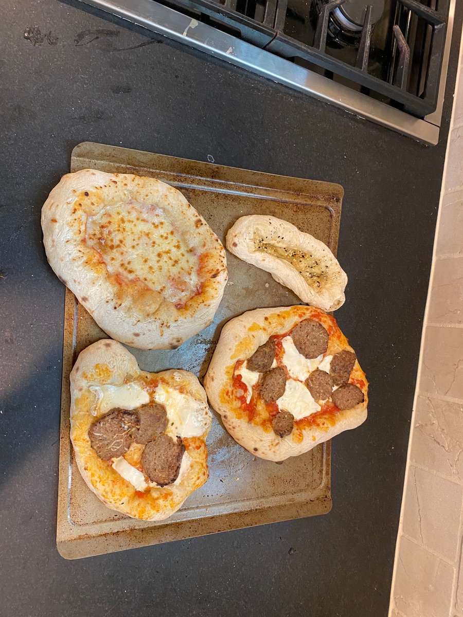 pschorf's tweet photo. As @mrb_bk says, “you’re going to fuck up some pizzas” but still feel like @thepizzabook is upping my game. https://t.co/7hqnxwpGqt