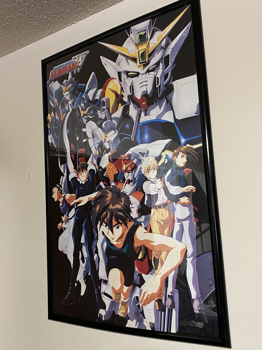 CensoredSays's tweet photo. Said fuck it and got another #GundamWing poster
#Heero #Trowa #Quatre #Duo #Wufei #Deathscythe #Heavyarms #Sandrocks #Shenlong #WingGundam https://t.co/o8lff351Sd