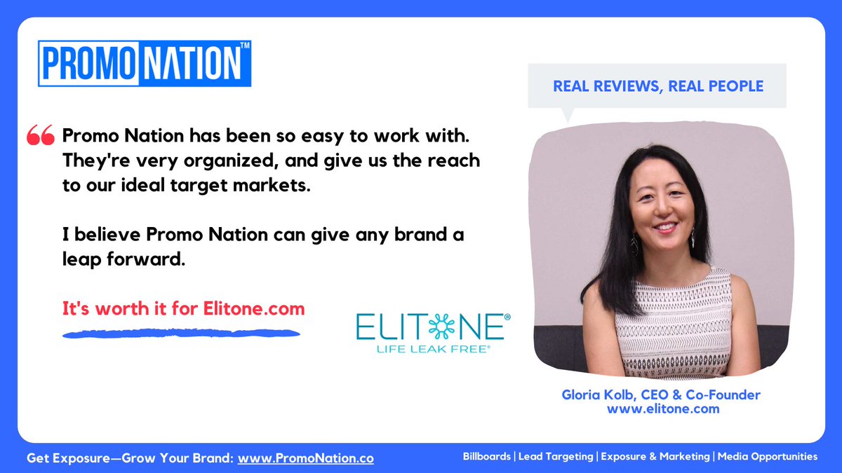 marshawright's tweet photo. Ad: 🙌#PromoNation is delighted to spread the word about #Elitone x @ElidahInc
Yes Ladies! ELITONE stimulates your pelvic floor muscles ✅ https://t.co/90K3BhfLyD
#testimonial #pelvicfloor
🚀Grow YOUR brand https://t.co/CPMqqq9cjr https://t.co/8coWIxZW1Q