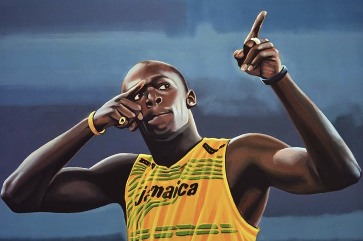 "I trained 4 years to run 9 seconds and people give up when they don't see results in 2 months." - Usain Bolt