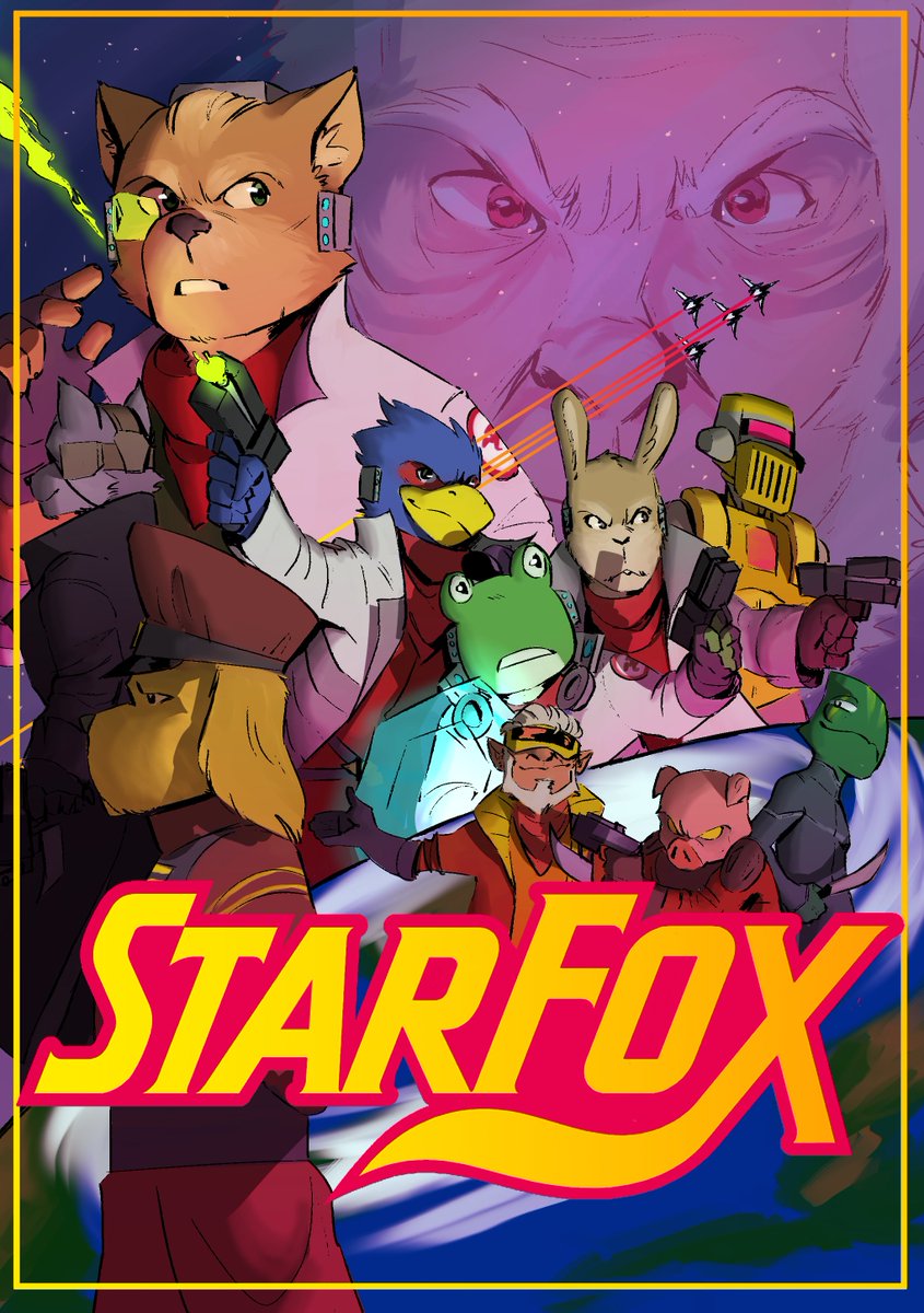 mashtateos's tweet image. I've been in a huge star fox mood lately. 
and man have I always wanted a Star Fox: The Animated Series,