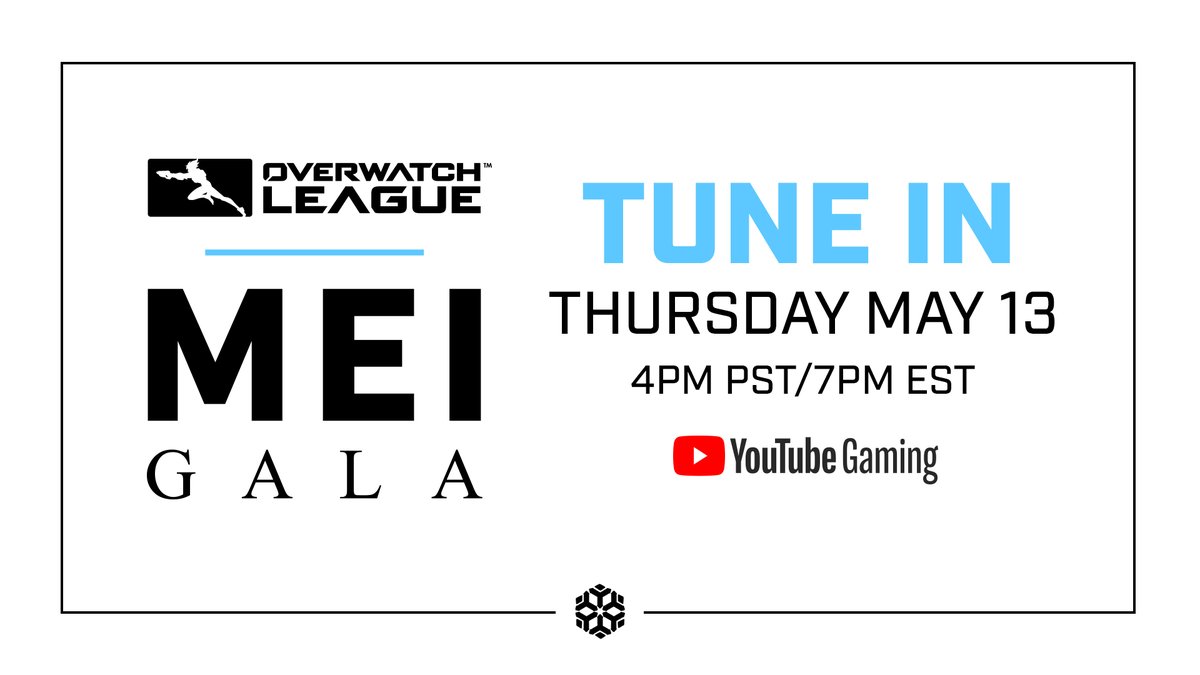 YouTubeGaming's tweet photo. The @overwatchleague invites you all to attend #TheMeiGala, taking place today at 4 PM PT/ 7 PM ET. Join us in showing support for Overwatch cosplayers from around the world 🌎 #OWL2021
➡️ https://t.co/VHdN6U4PMq https://t.co/pUlZmuDYCX