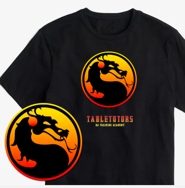 tabletutors's tweet image. Feel Empowered Behind those wheels of steel with our inspired logo from one of our favourite throwback games!

We just had to put headphones on a dragon

Buy it Here =&amp;gt; bit.ly/TTMKombat

#djstuff #djgear #fordjs #djcommunity #mortalkombat #scratcher #skratcher #turntablist