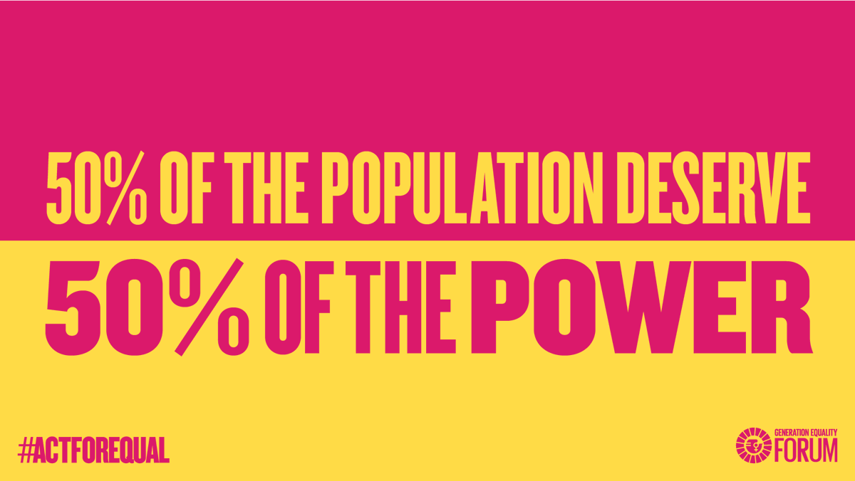 Not a single country has achieved gender equality.

There’s been progress, but real change is agonizingly slow.

The upcoming #GenerationEquality Forum in Paris is our opportunity to call on the world to #ActForEqual!

📣 Join us: unwo.men/gJGs50ELcMn