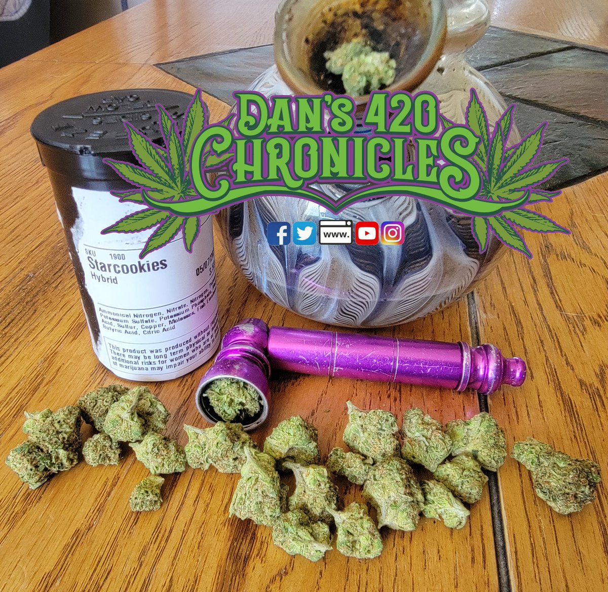 dan_chronicles's tweet photo. After getting poked in the spine I need a bowl! Think I'll pack this #Starcookies I got from the med side. Hey speaking of this strain not sure if you saw my #Dans420Chronicles #FrHighDayNight #WeedReview but if not here's the link 😆 --->> https://t.co/L1NifnZacX https://t.co/dXMf5IJRNP